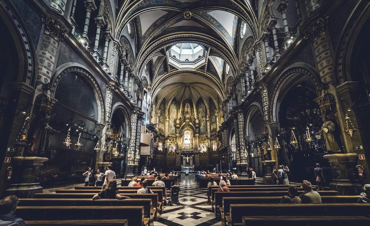 Montserrat near Barcelona with stunning natural scenery